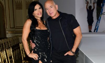 Jeff Bezos and Lauren Sanchez Arrive By Helicopter to NYFW